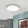 Plafoniera moderna argintie LED 25W/2400lm/3000K, Lero DL 7-622/30 Titan Orion